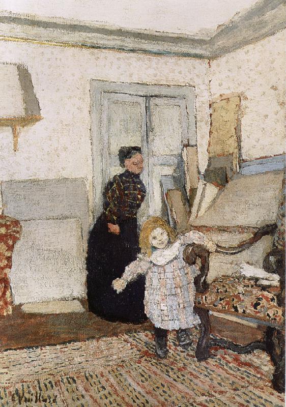 Edouard Vuillard The first step to oil painting image